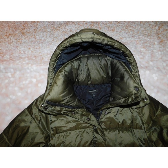 Halogen Womens Hooded Puffer Jacket Olive Size XS - Picture 3 of 9